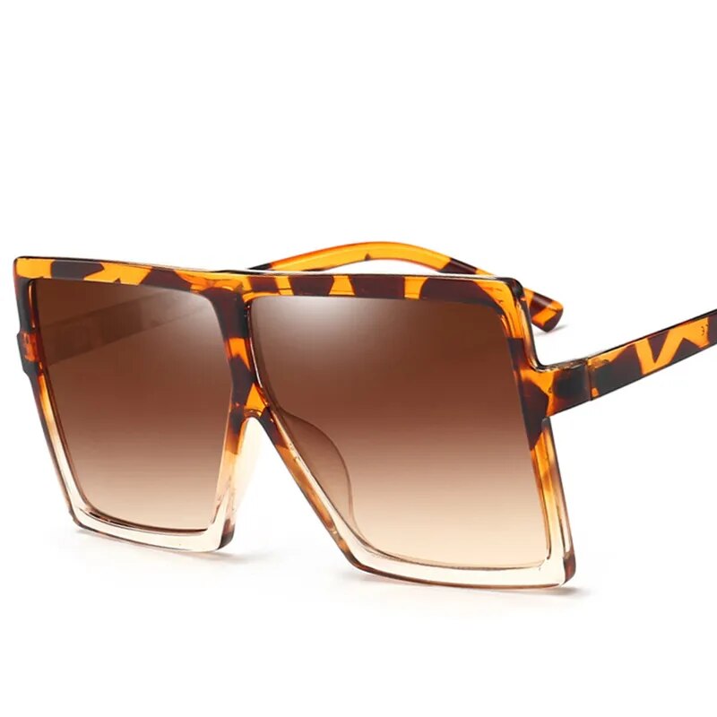 Big Flat Frame Sunglasses Women -