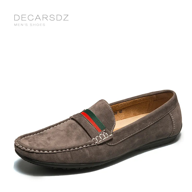 DECARSDZ Loafers Shoes Men 2023 Autumn Clasicc Comfy Man Flat Moccasin Fashion Shoes Men Slip-on Boat Shoes For Men Casual Shoes