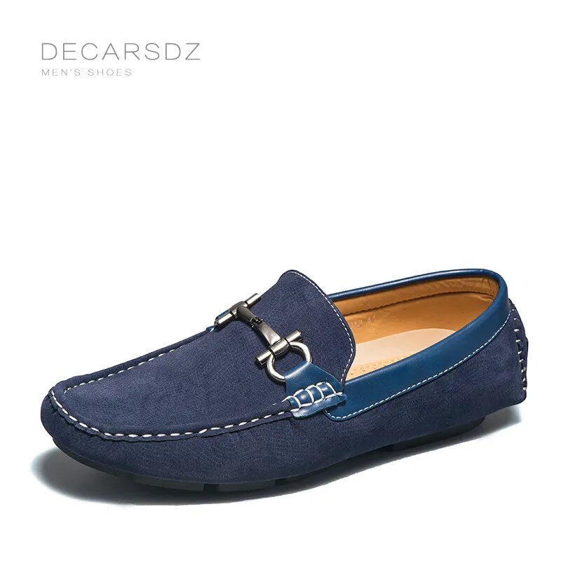 DECARSDZ Loafers Shoes Men 2023 Autumn Clasicc Comfy Man Flat Moccasin Fashion Shoes Men Slip-on Boat Shoes For Men Casual Shoes